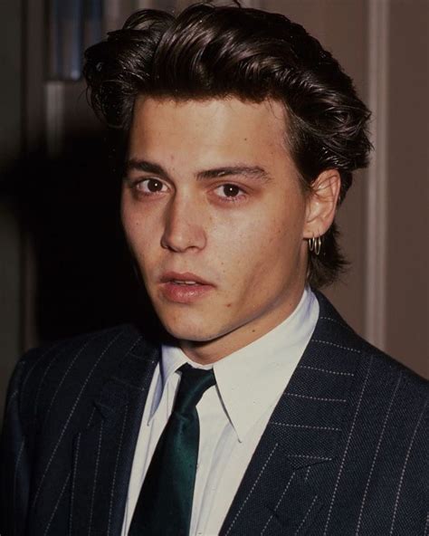 johnny depp 80s hairstyle.